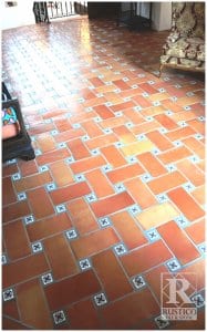 terra cotta floor tile
