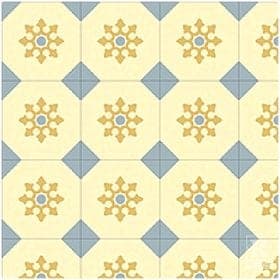octagon cement tile pattern