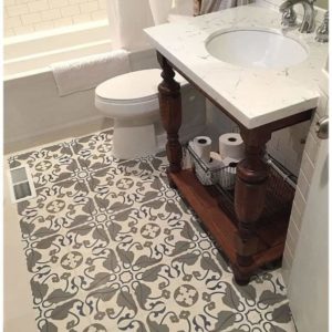 cement tile bathroom floors