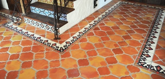 Traditional Mexican Saltillo Tile Rustico Stone Mexican Saltillo Tile
