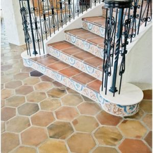 mexican tile floor and decor