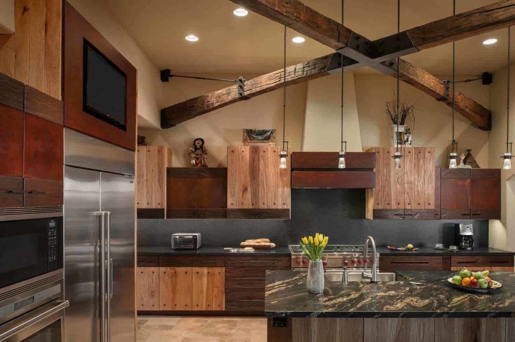 rustic style kitchen design