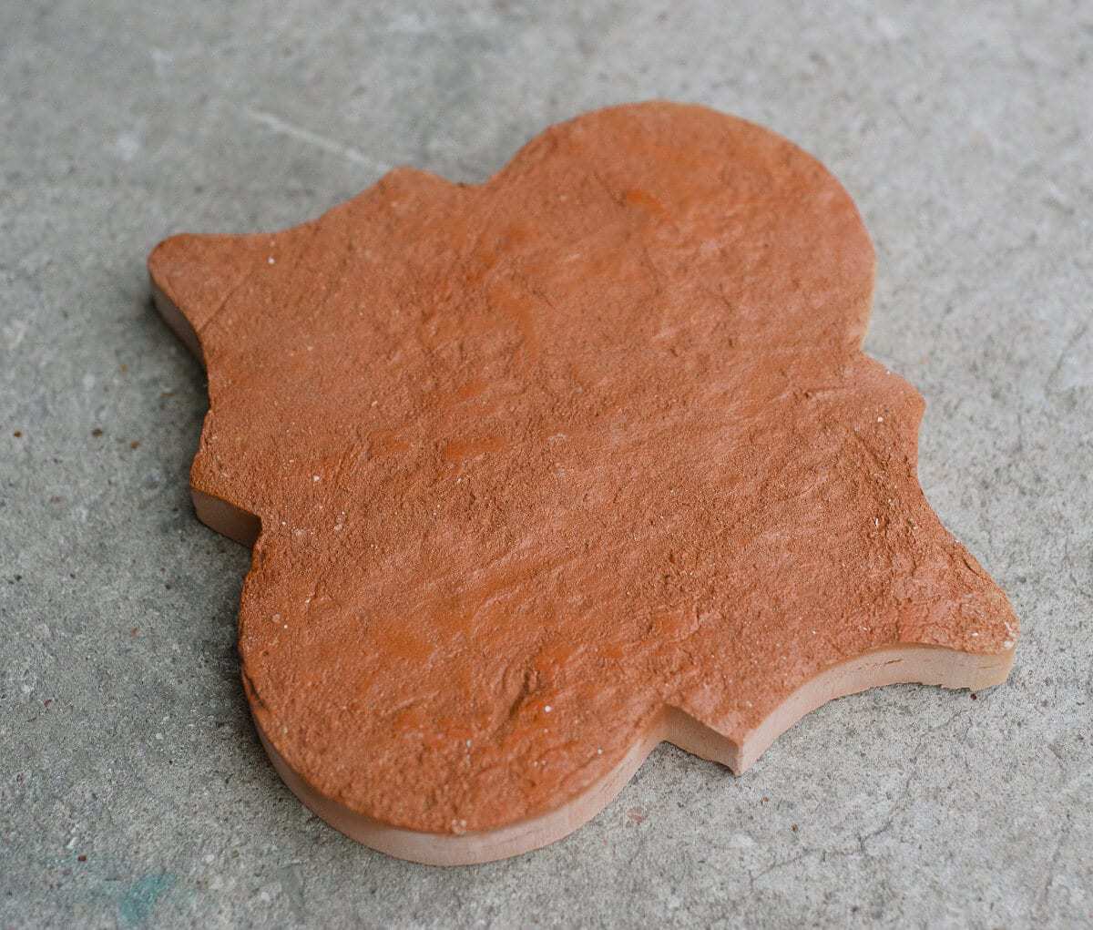 Terracotta Saltillo Tile Handmade Mexican Clay Flooring Fleur De Lis