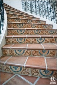stair nosing mexican tile