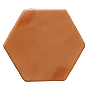 hexagon terracotta tile pattern