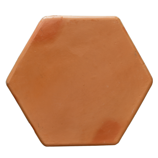 hexagon terracotta tile pattern