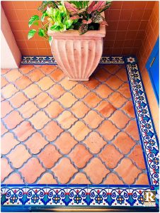 fleur de lis spanish saltillo flooring