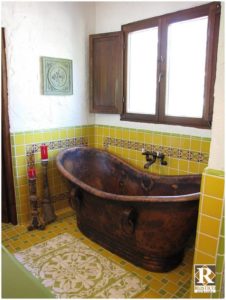 spanish colonial style bathroom design