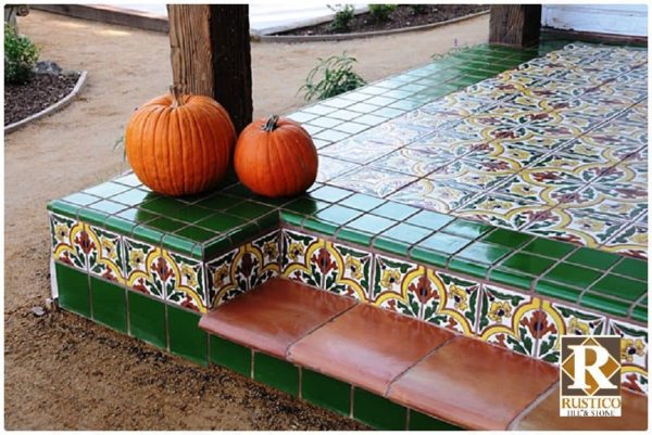 spanish style patio tile