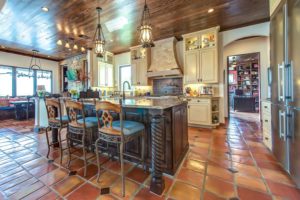 mexican tile in spanish style home