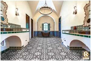 concrete bathroom floor tile