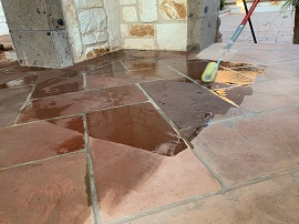 how to seal saltillo tile