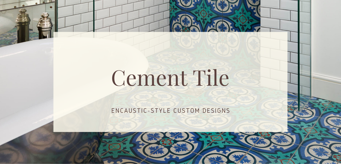 Cement Tile Floors - Encaustic Tiles - Concrete Tile - [Global Shipping]