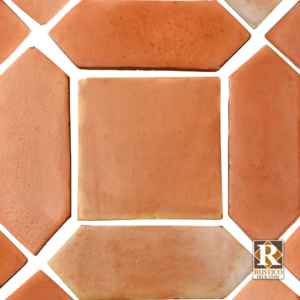 picket pattern terracotta tile