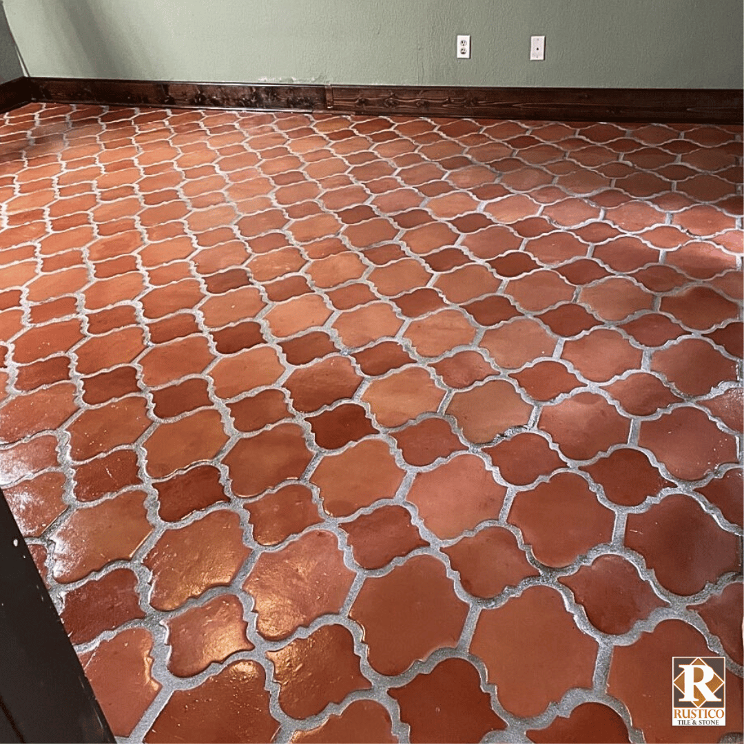 riviera pattern spanish mission red terracotta floor tile