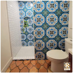 mexican tile bathroom design
