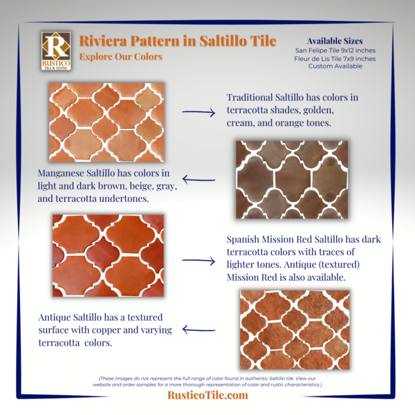riviera tile pattern saltillo flooring