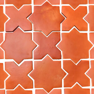 star cross mission red spanish tile pattern