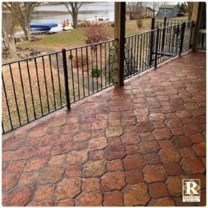 outdoor saltillo tile riviera pattern