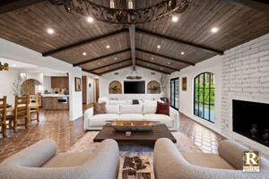 spanish revival living room design