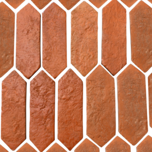 picket terracotta tile pattern