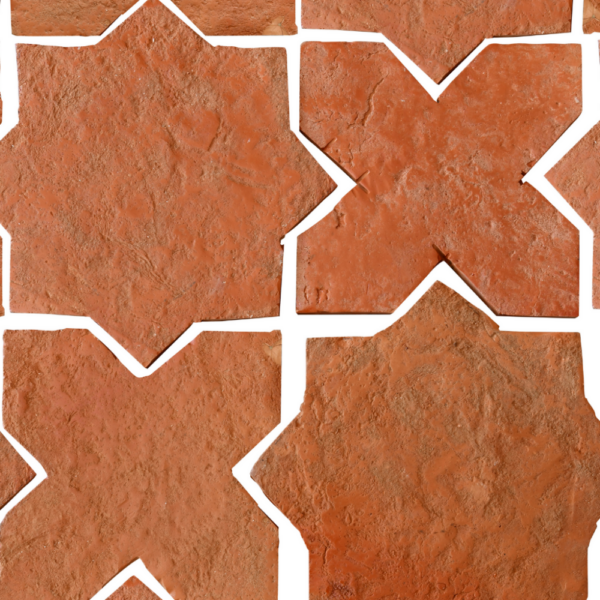 star-cross-mexican tile pattern