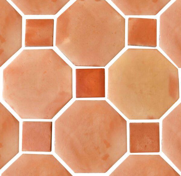 12X12 octagon tile pattern in mexican tiles