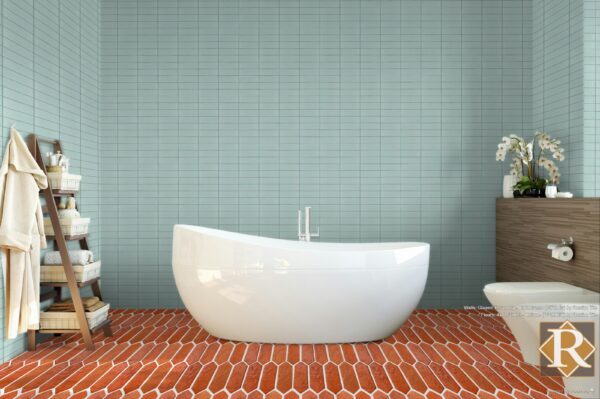 Picket Saltillo Floor Pattern | Elongated Hexagon Tile | Rustico Tile - Image 2