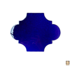 arabesque glossy blue glazed terracotta tile