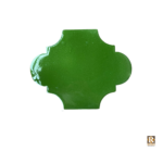 green glossy glazed saltillo tile