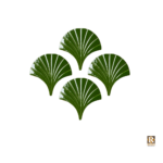 green scallop tile pattern
