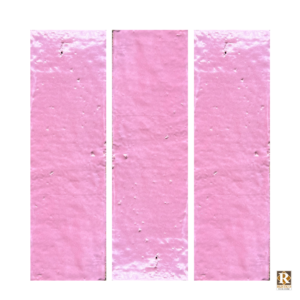 light pink glazed terracotta tile
