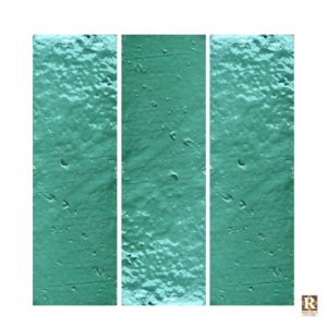 sea green glossy glazed terracotta tile
