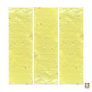 yellow glazed terracotta tiles