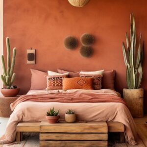 rustic style bedroom decor