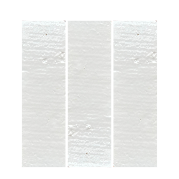 white glazed terracotta tile