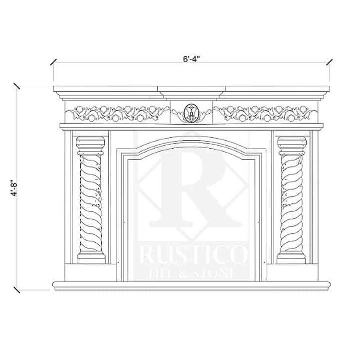 Cantera Fireplace - RCF3
