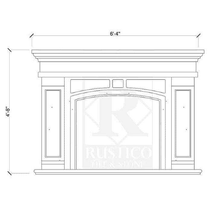 Cantera Fireplace - RCF4