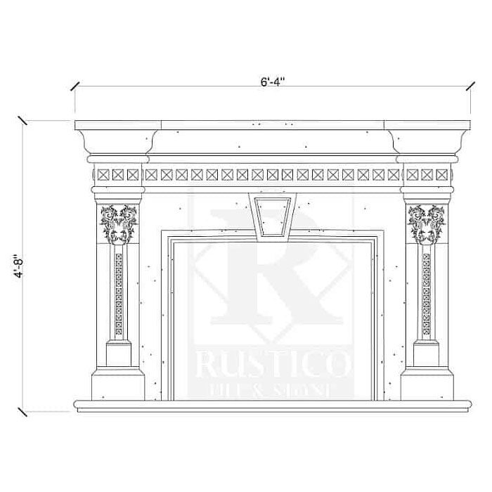 Cantera Fireplace - RCF5