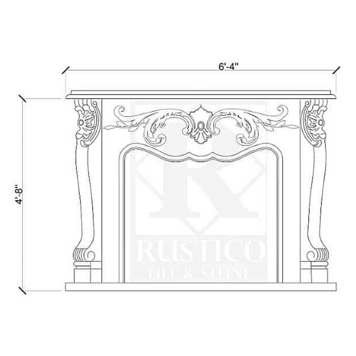 Cantera Fireplace - RCF6