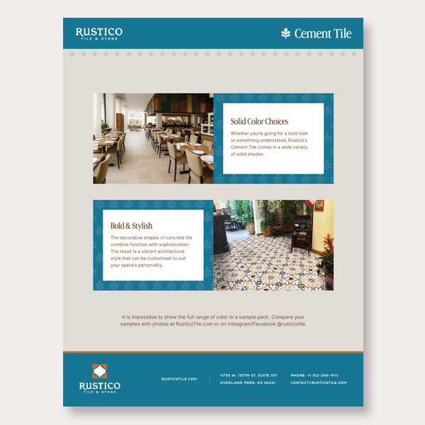 Rustico Cement Tile Flyer