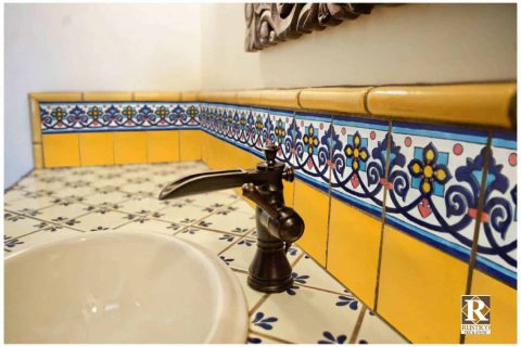 Talavera Tiles Rustico Tile Stone, Mexican Tile Bathroom