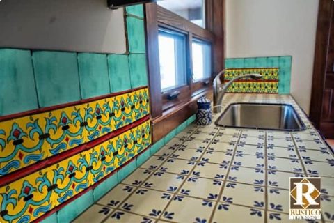 spanish tile kitchen backsplash