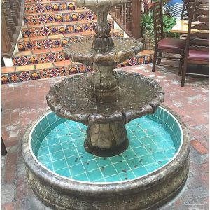 cantera stone fountain