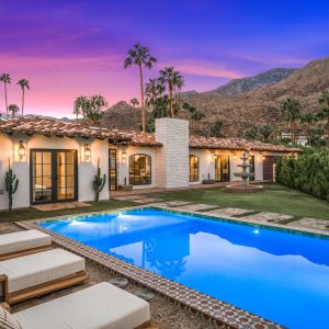 hacienda style home in palm springs california